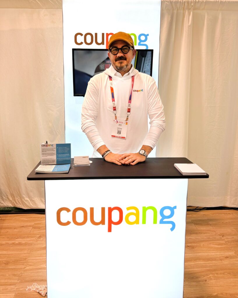 Coupang’s Adam Poole connects with American vendors at Expo West in Anaheim, Calif., helping U.S. businesses gain access to millions of customers around the world. 