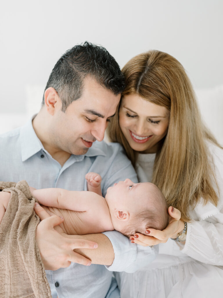 Behdad with his wife Zara and son Adrian.
