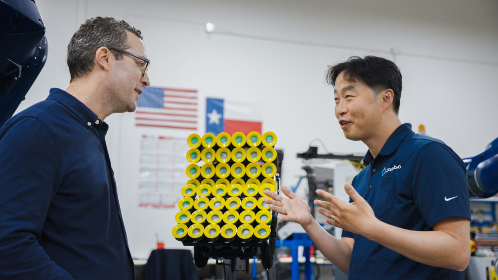 John Hughes, Head of AI and Innovation Policy at Coupang, and Youngmok “Mok” Yun, CEO and Founder of Contoro.